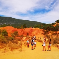 Photo de France - Le Colorado provençal, Rustrel et Roussillon